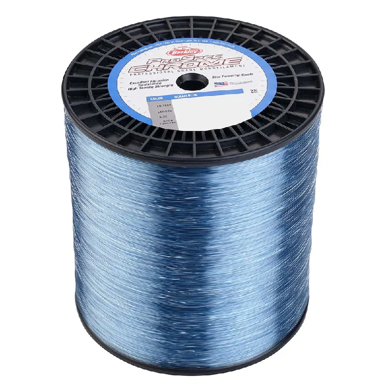 Long-Lasting Fluorocarbon Line-Berkley ProSpec Chrome Ocean Blue Microfilament - 12lb - 3000 yds - PSC3B12-OBL