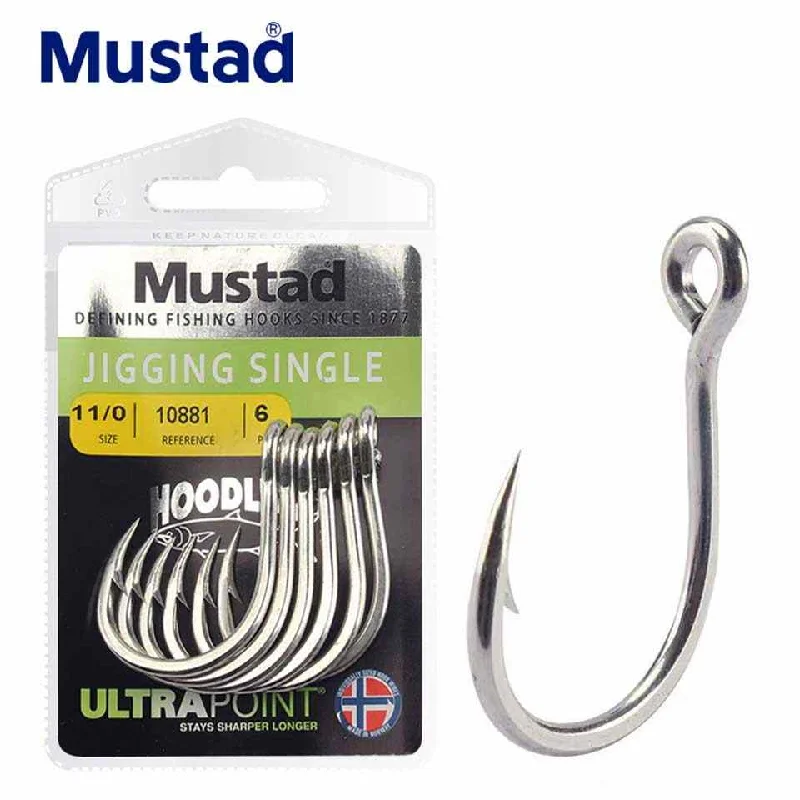 High-Quality Fishing Hooks for Trout-Mustad Ultrapoint Jigging Single Fishing Hooks