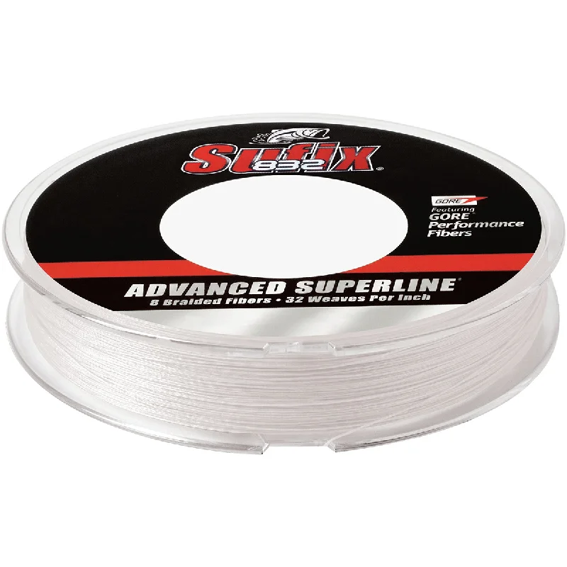 Long Distance Casting Fishing Line-Sufix 300 Yard 832 Advanced Superline Braid Fishing Line - 10 lb. - Ghost