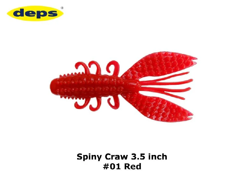 Metal Lures-deps x Pro's One Spiny Craw 3.5 inch #01 Red