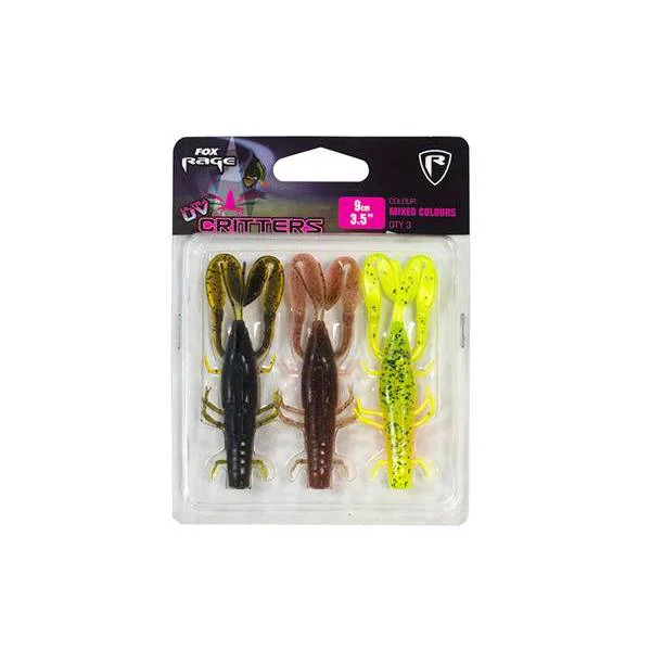 Lifelike Lures-Fox Rage Ultra UV Critters Softbaits Mixed