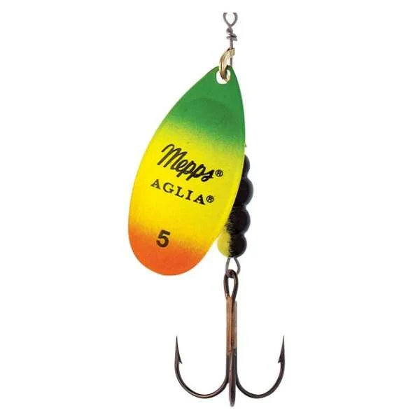 Night Fishing Lures-Mepps Aglia Blade Spinner Lures