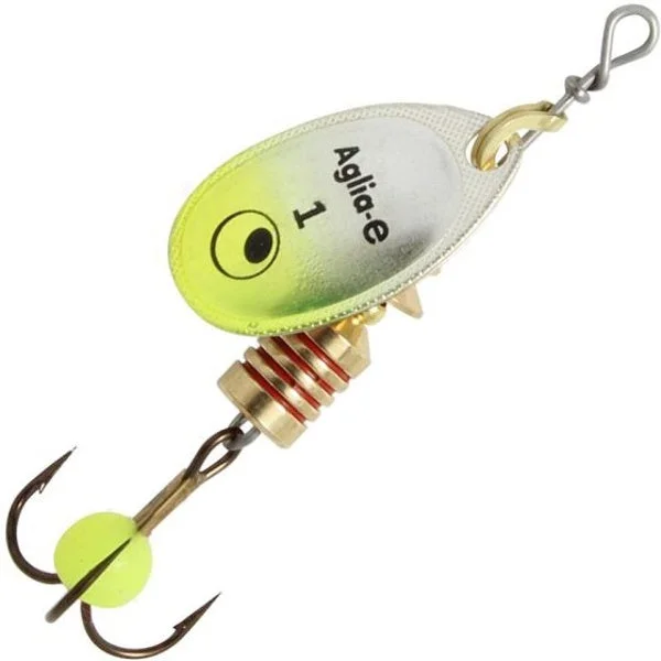 Realistic Action Lures-Mepps Aglia e Brite Chartreuse Blade Spinner Lure