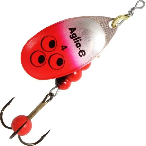 Bass Fishing Lures-Mepps Aglia e Brite Rouge Blade Spinner Lure