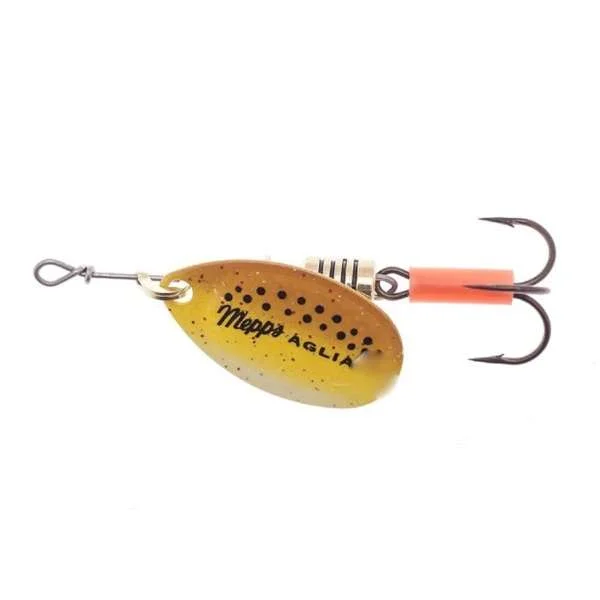 Feather Lures-Mepps Aglia Fluo Blade Spinner Lures