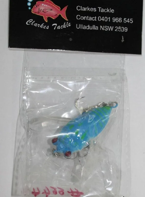 Fishing Lures for Walleye-Cicada Lure Blue/Grey