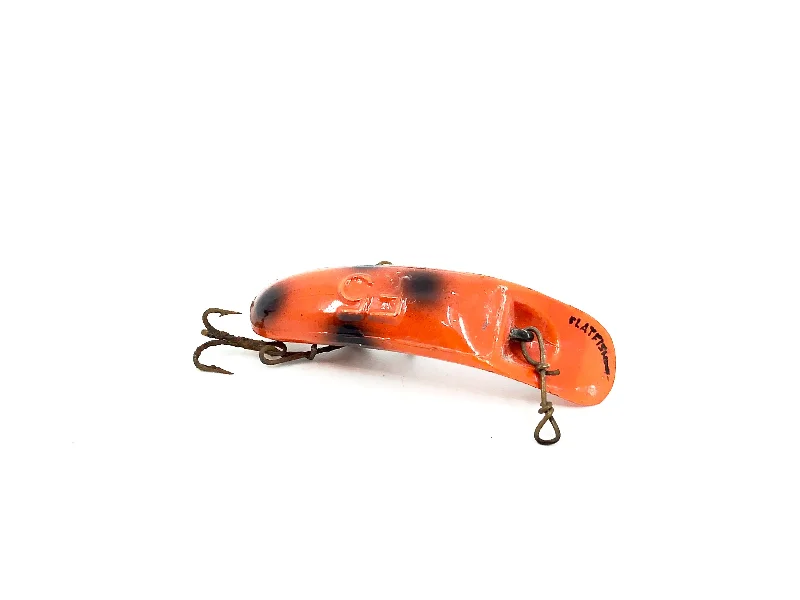 Multi-Color Lures-Helin Flatfish F5, Orange with Spots Color