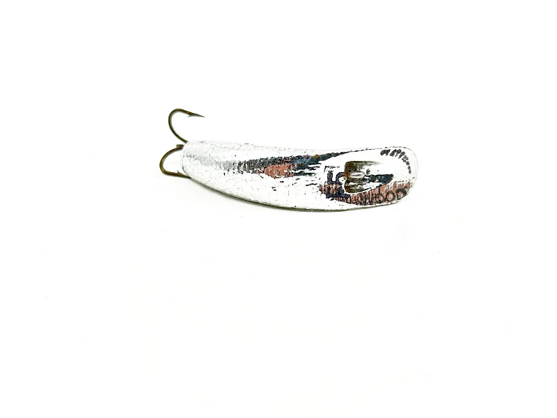 Hybrid Lures-Helin Flatfish F5, Silver Plated Color-Wooden