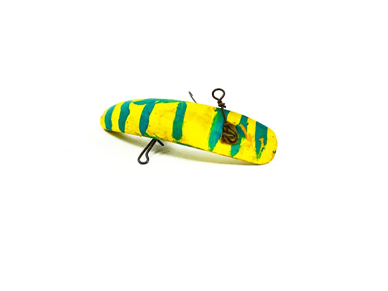 Topwater Lures-Helin Flatfish F6, Fisherman's Wild Repainted Warrior Color