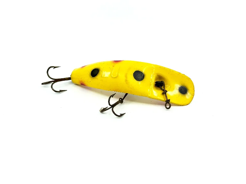 Popper Lures-Helin Flatfish LU Yellow with Spots Color