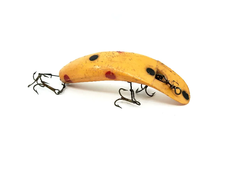 Custom Fishing Lures-Helin Flatfish S3 Orange with Spots Color