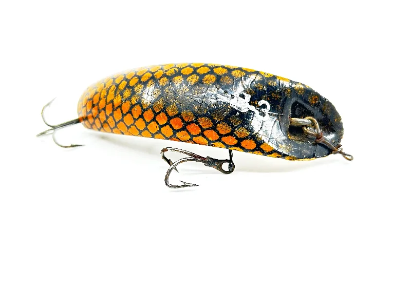 Weighted Lures-Helin Flatfish S3, Perch Color-Wooden Warrior