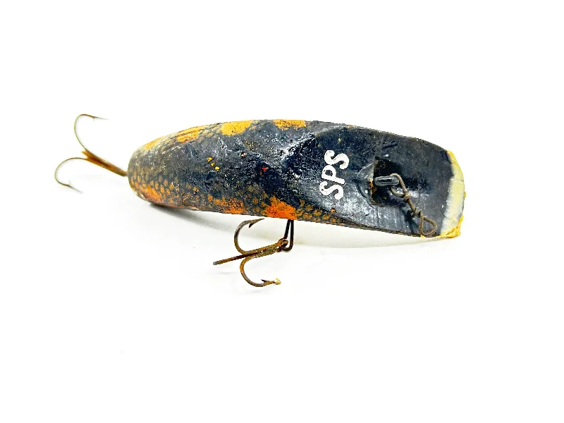 Eco-Friendly Fishing Lures-Helin Flatfish SPS, Perch Scale Color-Wooden