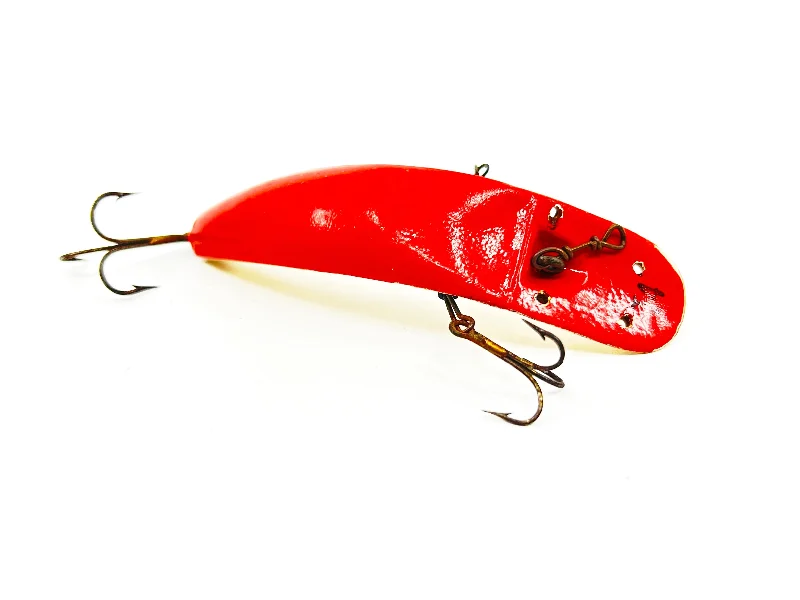 Deepwater Lures-Helin Flatfish T4, Red and White Color