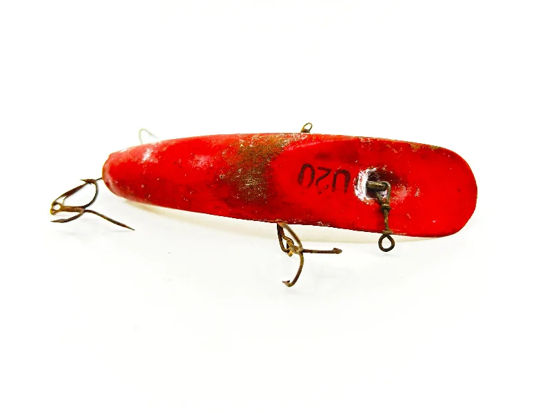 Freshwater Lures-Helin Flatfish U20, Red White Color