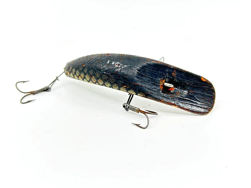 Fishing Lures for Cod-Helin Wooden Flatfish S3, Perch Color