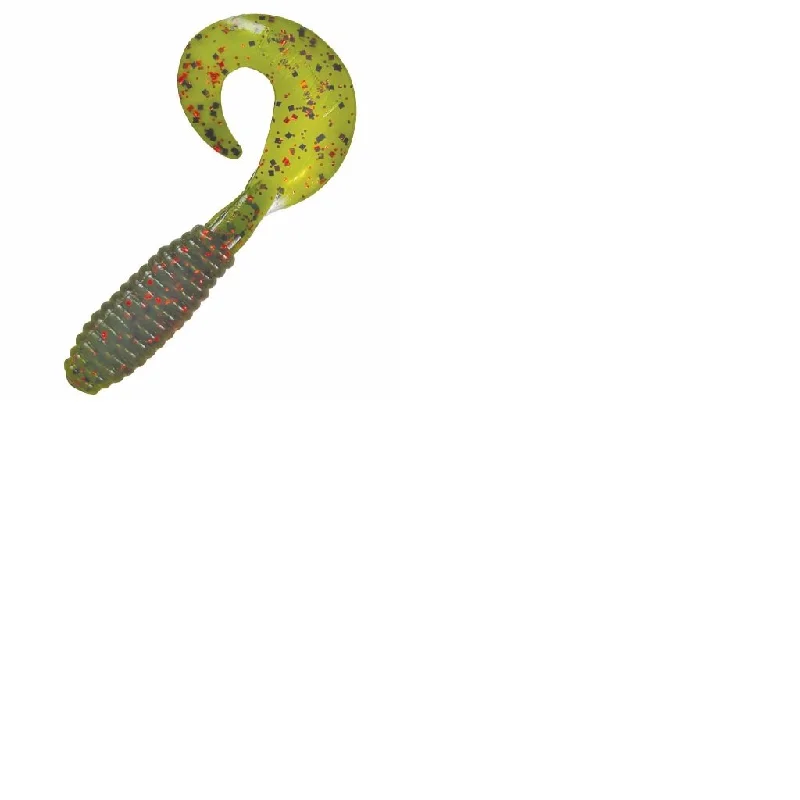 Vibrating Lures-Kalins Lunker Grub 5" 10ct Watermelon Red Flake