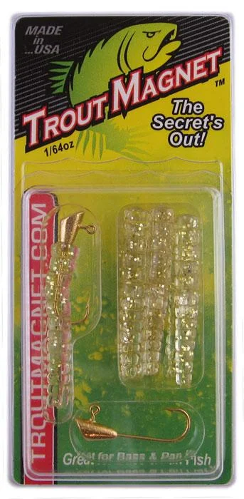 Plastic Crawfish Lures-Leland Trout Magnet 1/64oz 9ct Gold Glitter