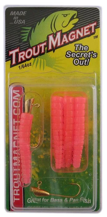 Freshwater Soft Lures-Leland Trout Magnet 1/64oz 9ct Pink