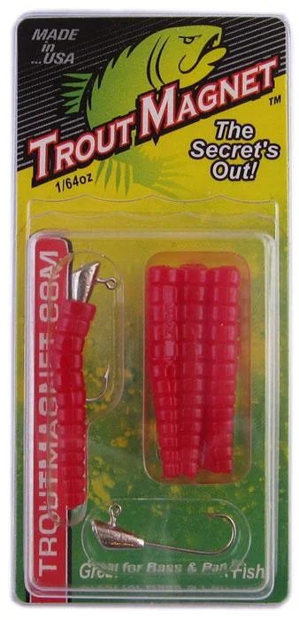 Fishing Lures for Perch-Leland Trout Magnet 1/64oz 9ct Red