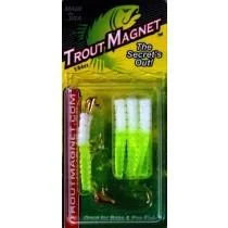 Artificial Lures-Leland Trout Magnet 1/64oz 9ct White-Chartreuse