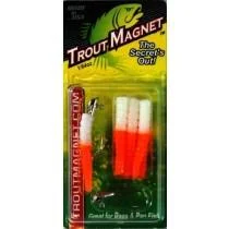 Best Lures for Pike-Leland Trout Magnet 1/64oz 9ct White-Orange