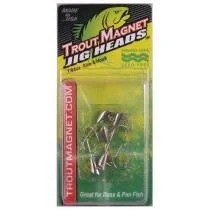 Custom Fishing Lures-Leland Trout Magnet Heads 1-64 5ct Nickel