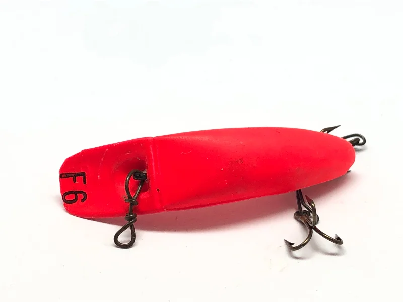 Spinnerbait Lures-Helin Flatfish F6 RFL (Fluorescent Red)