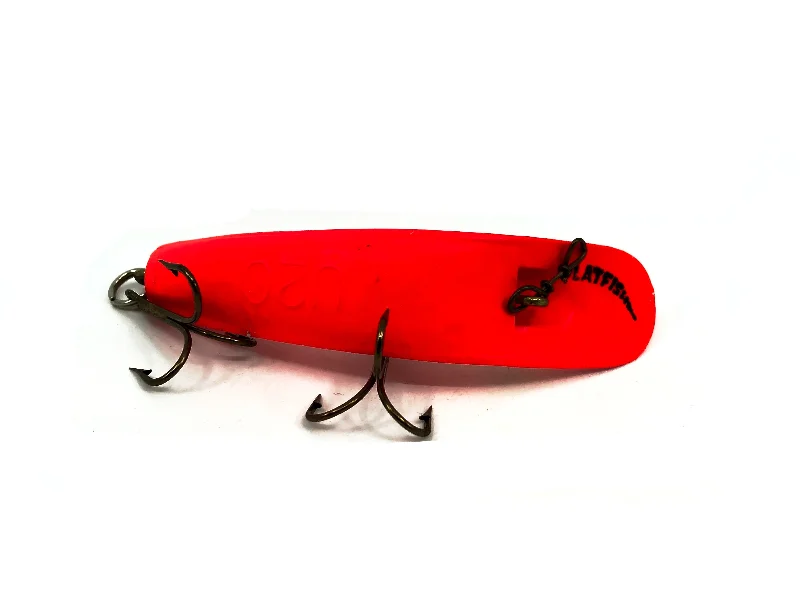 Crankbait Lures-Helin Flatfish U20, RFL Red Fluorescent Color