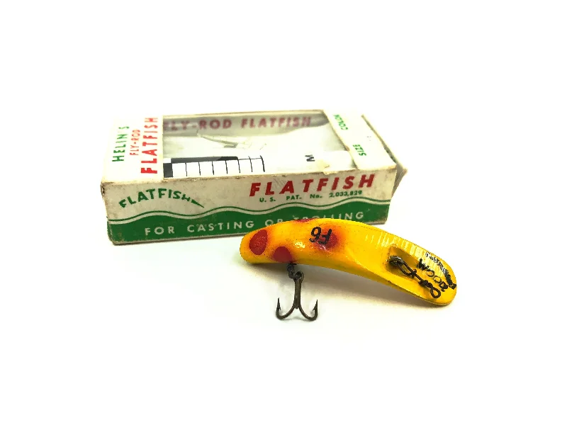 Lifelike Lures-Helin Flatfish F6 YE, Yellow Color with Box