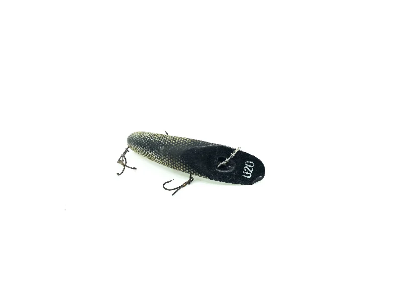 Soft Plastic Jerk Lures-Helin Vintage Flatfish U20 SS Small Aluminum Scale Color