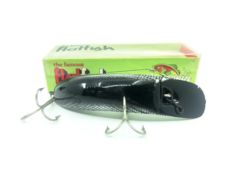 Fishing Lures for Bluegill-Helin Flatfish T60, SS Small Alminuim Scale Color with Box