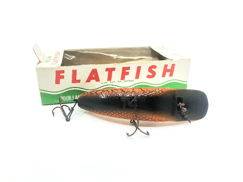 Crankbait with Rattle Lures-Helin Flatfish T4, SC Scale Finish Color with Box