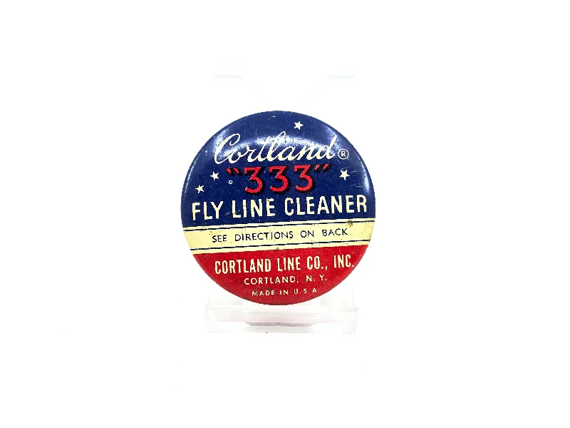 Realistic Action Lures-Cortland "333" Fly Line Cleaner Tin