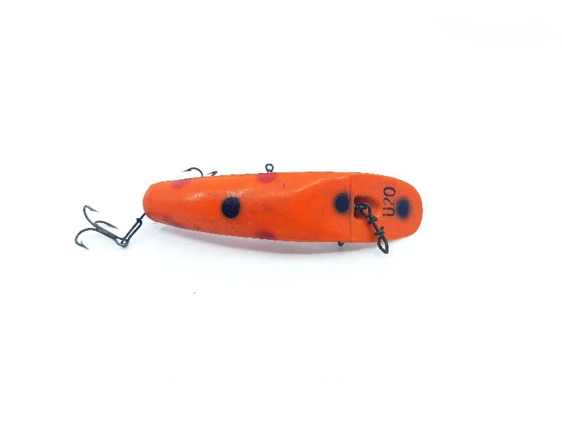 Jighead Lures-Vintage Helin Flatfish O Orange Color