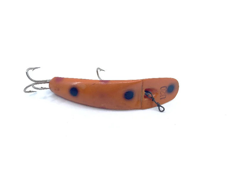 Bright Flash Lures-Vintage Helin Flatfish U20 O Orange