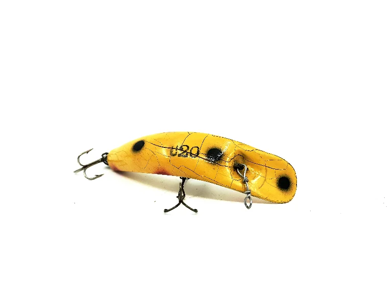 Soft Body Lures-Wooden Helin Flatfish U20 YE Yellow Color