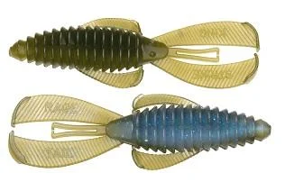 Heavy-Duty Lures-Strike King Baby Rage Bug 3” 9pk Moon Juice