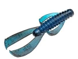 Jighead Lures-Strike King Rage Ned Bug 2.5” 9ct Black Blue Swirl