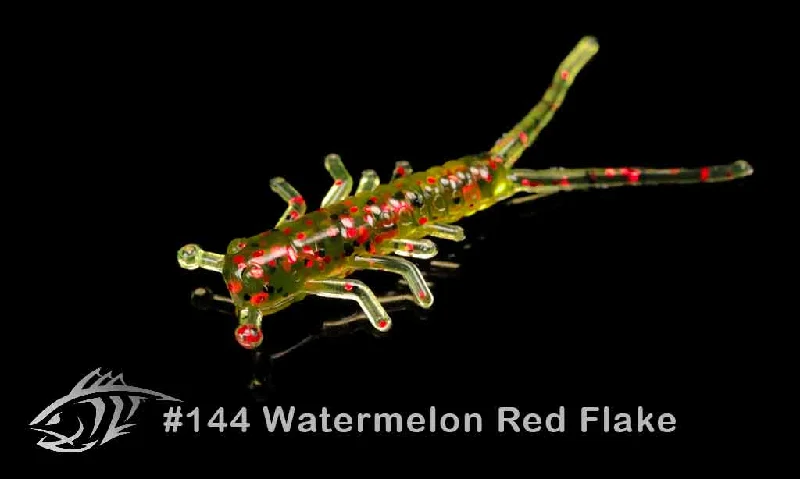 144 Watermelon Red Flake