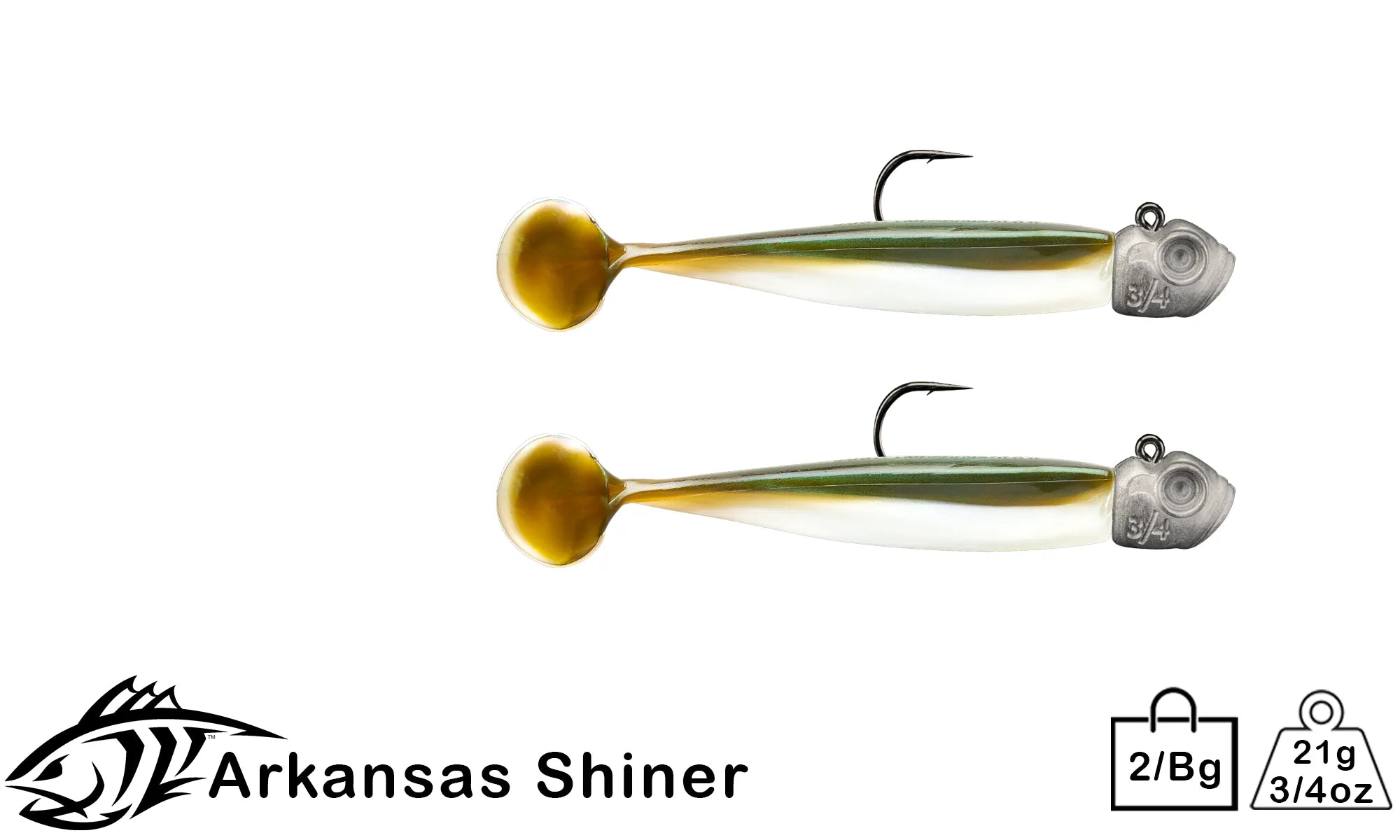 Weighted Lures-3.75" 3/4oz Pre-Rigged Shaker