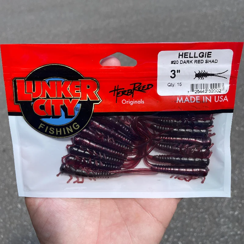 Shrimp Imitation Lures-3" Hellgie Limited Color