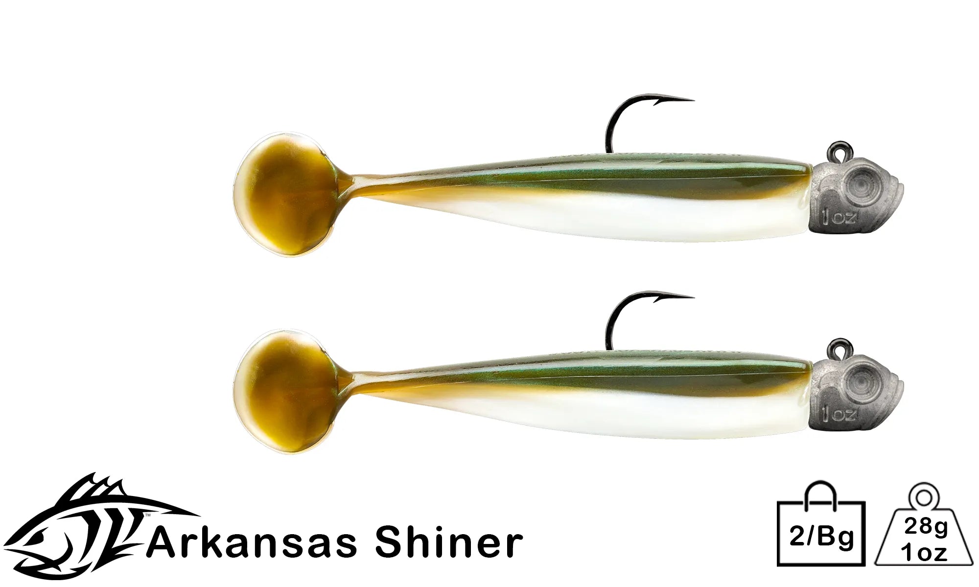 Night Fishing Lures-4.5" 1oz Pre-Rigged Shaker