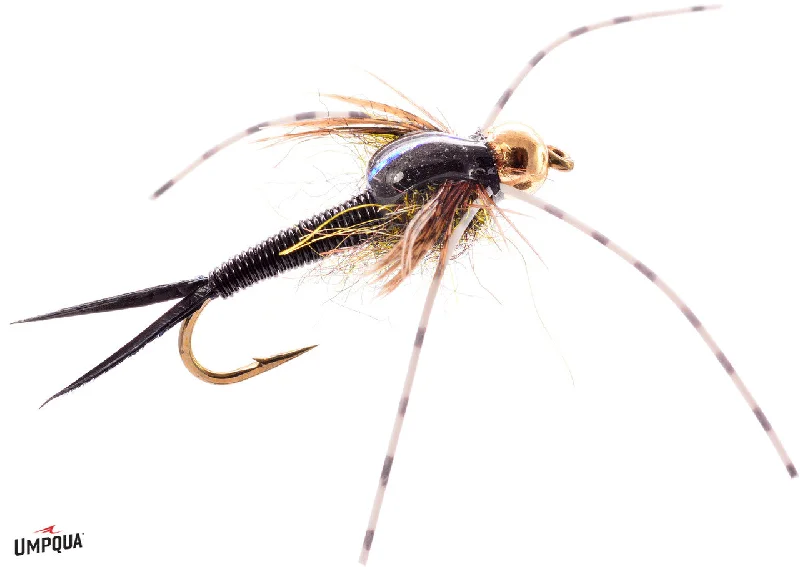 Fly Fishing Flies for River Trout-Umpqua's Rubber Leg Steelhead Copper John