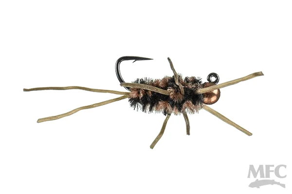 Tied Pupa Flies-MFC Jigged Girdle Bug