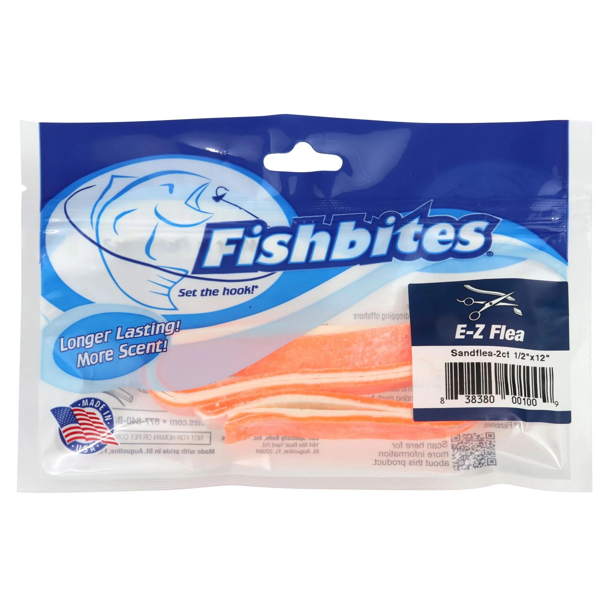 Soft Plastic Jerk Lures-Fishbites E-Z Sand Flea