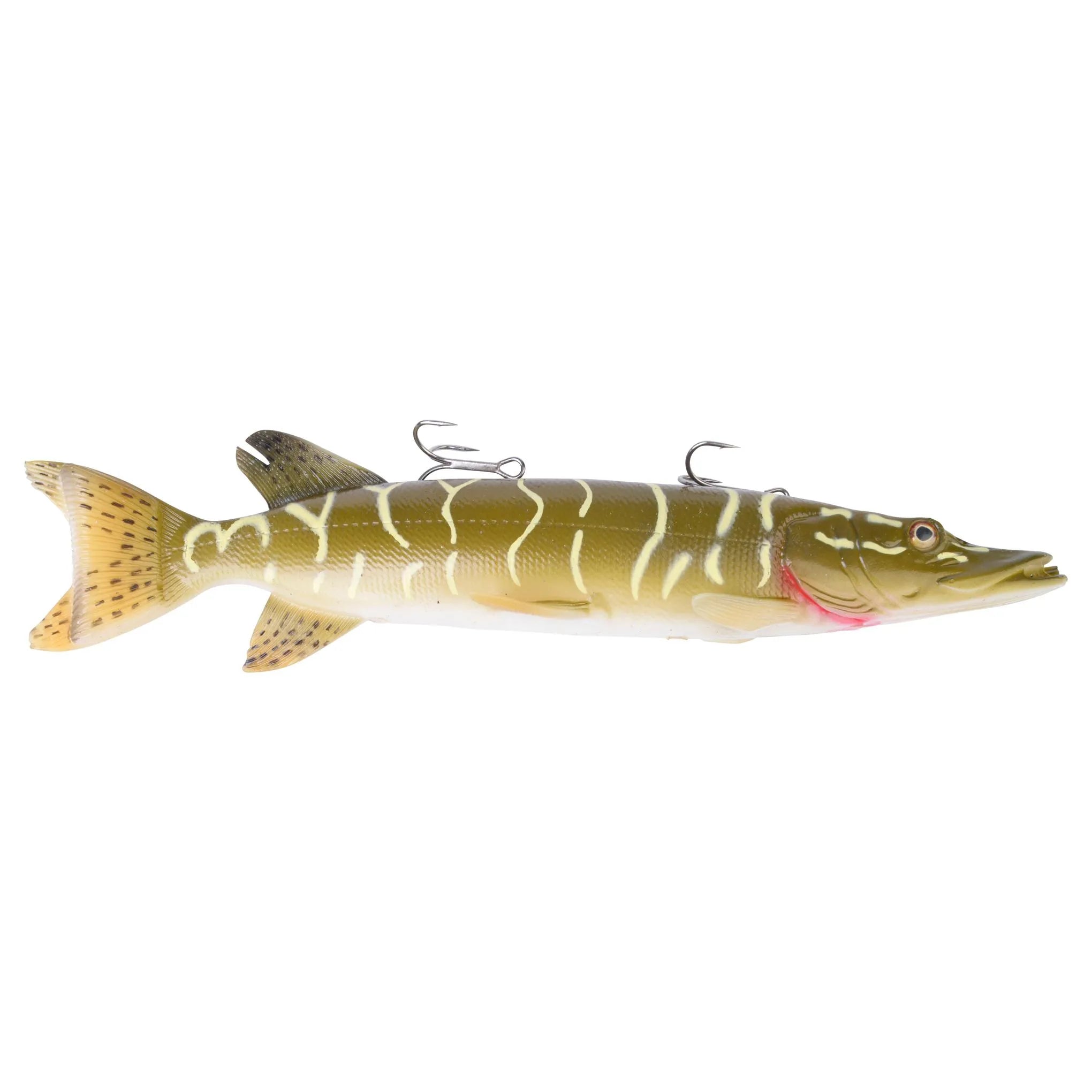 Bright Color Lures-Savage 3D Line Thru Pike