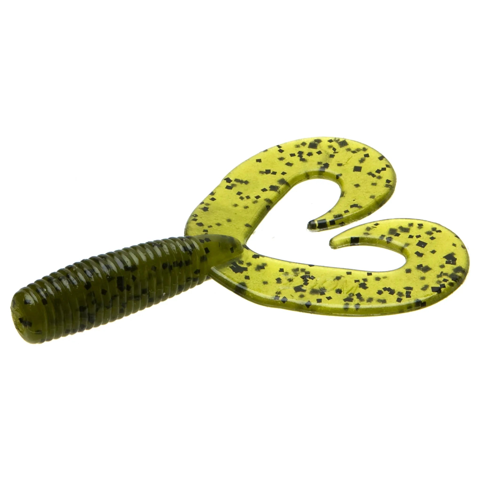 Weedless Fishing Lures-Zoom Fat Albert Twin Tail