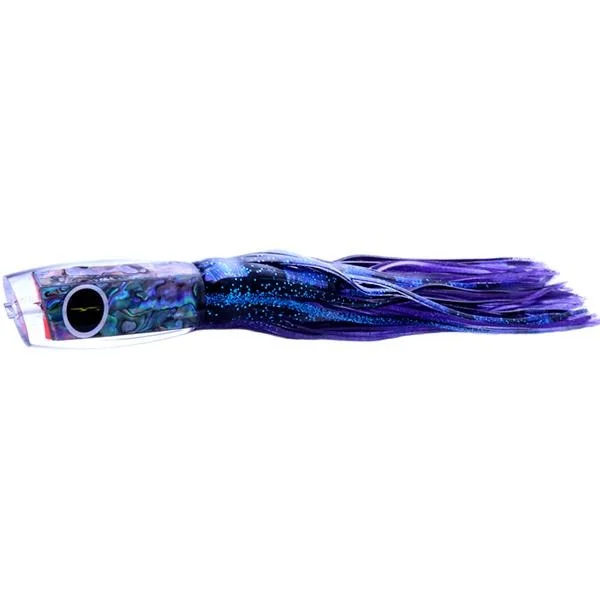 Sinking Lures-Black Bart 1656 Angle Medium Heavy Tackle Lure - Black Purple Split/Purple Fleck