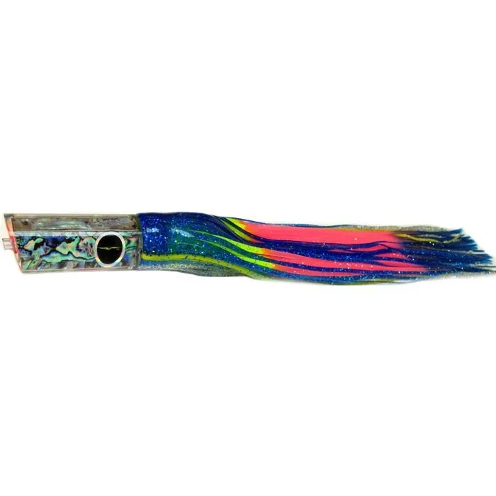 Best Lures for Pike-Black Bart Kona Classic Tube Medium Heavy Tackle Lure - Blue Yellow/Rainbow